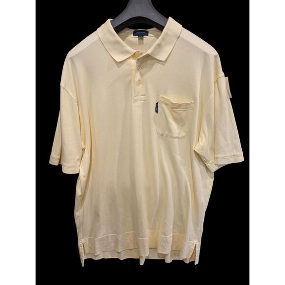Faconnable Shirt‎ Mens  Short  Sleeve Button Polo XXL Cotton - Picture 1 of 3